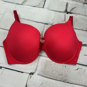 Pink push up red Women's Bra